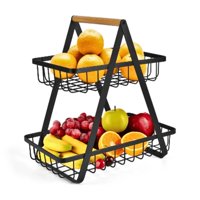 Genérico - Organizador Multifuncional De Frutas Y Verduras 2 Niveles