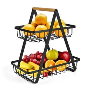 Genérico - Organizador Multifuncional De Frutas Y Verduras 2 Niveles