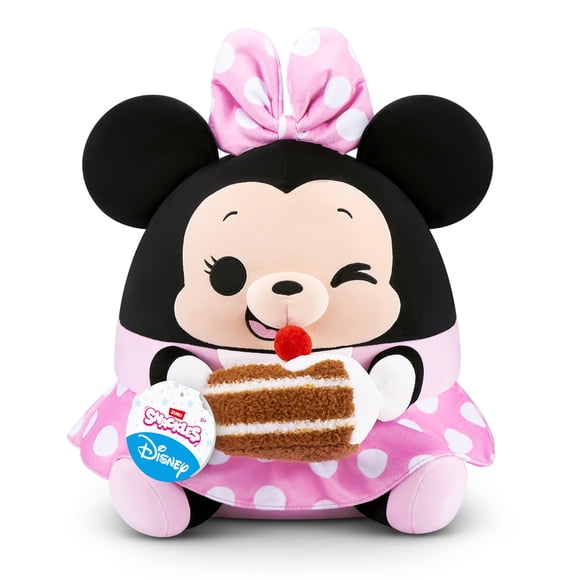 Snackles de peluche Disney Minnie de 35 cm con accesorio para picar