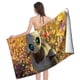 thumbnail image 4 of Robot Salvaje Toalla de playa de secado rápido con diseño temático, regalo para mujeres y niñas, ideal para cumpleaños, fans, amantes de la música, uso en la playa o al aire libre, 78 × 160 cm, 4 of 6