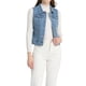 thumbnail image 1 of INSPIRE CHIC Chaleco de Mezclilla sin Mangas para Mujer con Botones Lavados Chaqueta Ligera Azul Jean M, 1 of 6