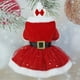 thumbnail image 3 of Ropa Para Mascotas De Papá Noel, Vestido De Navidad Para Mascotas, Falda Para Cachorros, Ropa Para Gatos Calientes, Ropa Para Fiestas Para Mascotas, Para Perros Y Gatos, Rojo, S, 3 of 5