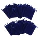 thumbnail image 3 of 20 Piezas De Terciopelo Accesorios De Joyería Bolsa De Regalo 5 Colores S/M/L Azul Real L, 3 of 5