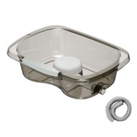 Magideal - Lavabo Para Lavar El Cabello, Bañera Con Manguera De Drenaje, Ayuda Para El Baño, Cuencos Para Champú Portátiles, Lavabo Para Niños Y Personas Mayores Gris