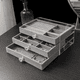 thumbnail image 5 of Organizador de Joyas Elegante 2 Pisos Acrílico Caja Joyero, 5 of 7