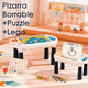 thumbnail image 4 of Mesa Y Silla Didactica 6 En 1 Puzzle Pizarra Dibujos 160pcs, 4 of 8