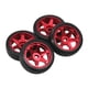 thumbnail image 4 of 4 Piezas De Llantas Y Neumáticos De Metal RC Para Vehículos Wltoys K969 K989, Color Rojo, 4 of 5