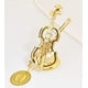 thumbnail image 2 of Violín Crystal Delight de Mascot chapado en oro de 24 quilates, independiente, 2 of 3