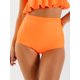 thumbnail image 1 of Bottom de Bikini Daikiri Mujer Short Tiro Alto Naranjo Fluor Protección UV50+, 1 of 3