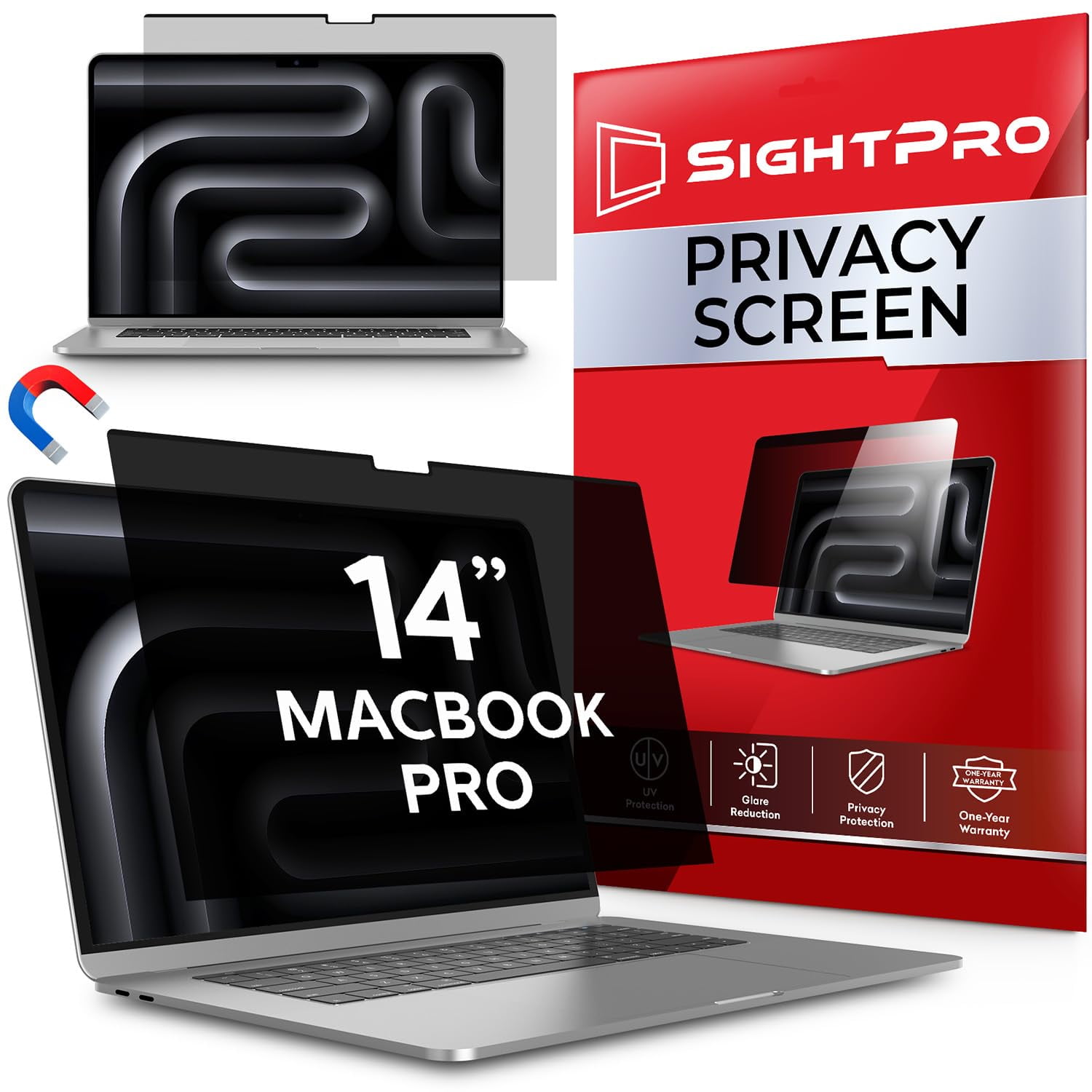 Pantalla De Privacidad Sightpro Magnetic Para Macbook Pro 14