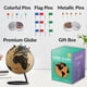 thumbnail image 4 of Mapa de viaje mundial Cork Globe TWO DREAMERS de 9,9 cm con 80 alfileres, 4 of 8