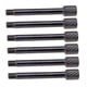thumbnail image 1 of 6pcs latón guitarra eléctrica trémolo puente sillín abrazadera cadena tornillos negro, 1 of 3