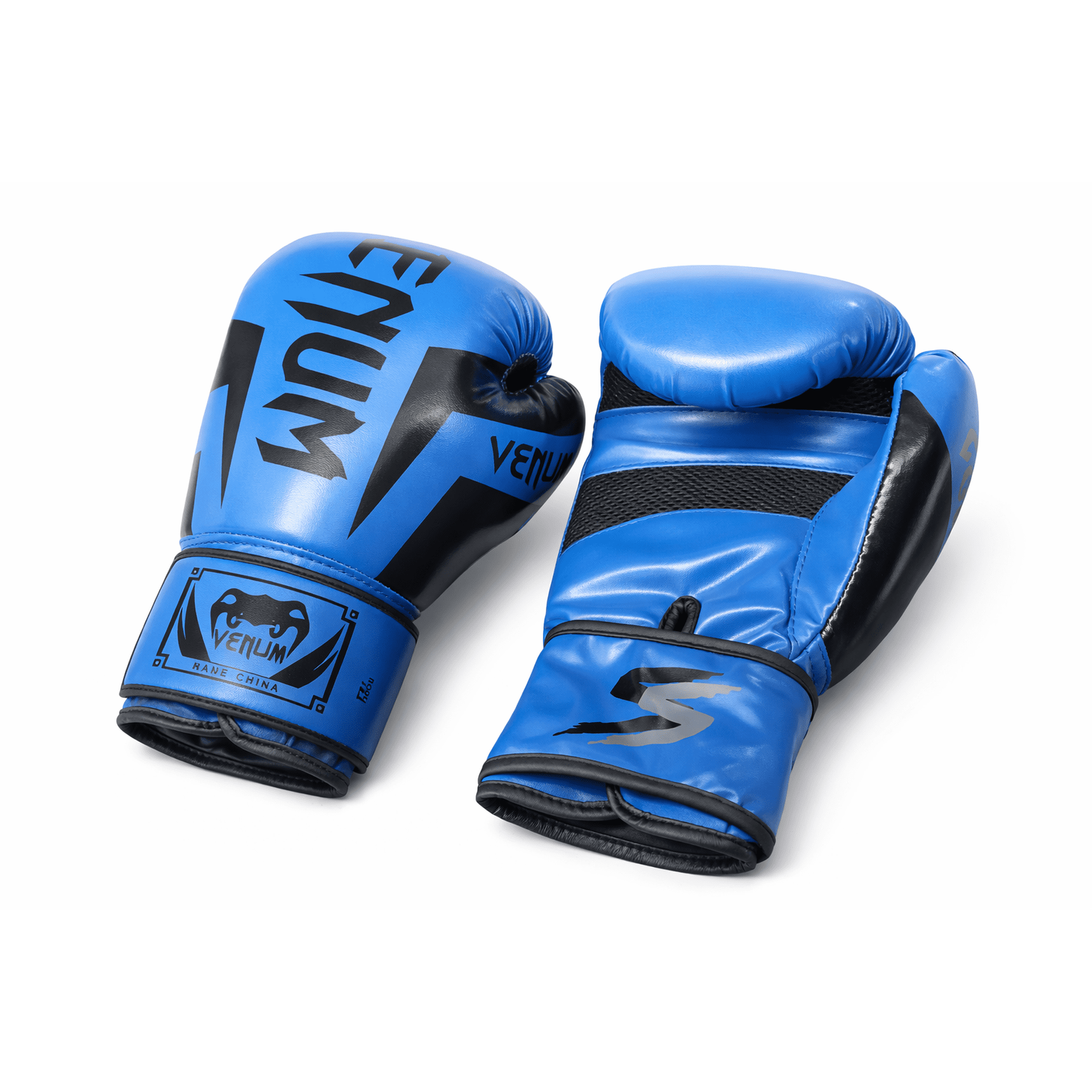 Guantes De Box De 12 Onzas Sacrifice Sports Azul Y Negro