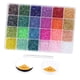 thumbnail image 5 of 14400 Piezas De Cuentas De Tubo Incluyen 2 Cuerdas De Cristal Elásticas Para Collares De Pulsera De 3 Mm, 5 of 5