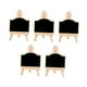 thumbnail image 3 of Letreros De Pizarra De Madera Con Soportes Arqueado, 3 of 3