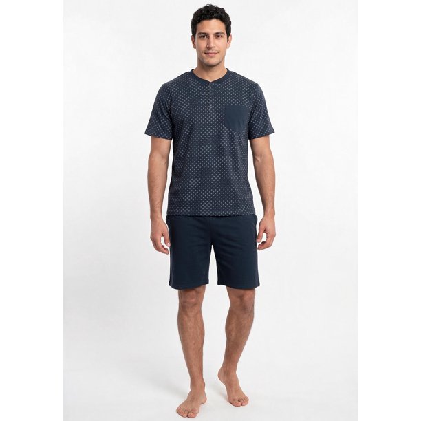 Pijama Hombre Verano 2 piezas Algodón Kayser 770828-AZU