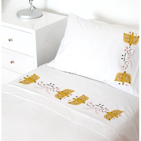 Tuyo Print - Juego De Sábanas 1,5 Pl Palomar