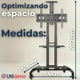 thumbnail image 5 of Soporte TV 32 a 75 Pulgadas 45Kg Soporte TV Portátil Con Ruedas, 5 of 12