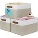 thumbnail image 1 of Canasta Organizadora OrganiHaus 15 x 11 x 9 in Pack de 3 Beige, 1 of 3