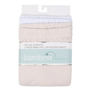 Bambino - Set 2 Pantys Blanco Flores Niña 9 - 12 Meses