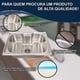 thumbnail image 4 of Cocina Lavaplatos Empotrado 60 X 40cm Acero Inox 304 Con Cesta, 4 of 7