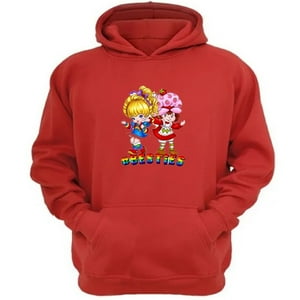 Genérico - Polerón Canguro Frutillita Y Rainbown Brite Rojo Talla Xs Unisex
