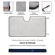 thumbnail image 3 of Lautaro Martínez Parasol para Parabrisas Delantero Protector Plegable, Visera Solar para Auto Bloquea Rayos UV Mantiene tu Vehículo Fresco 130cm*70cm, 3 of 6