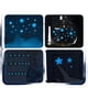 thumbnail image 3 of Adhesivos fluorescentes estrellas y lunas azul, 3 of 3