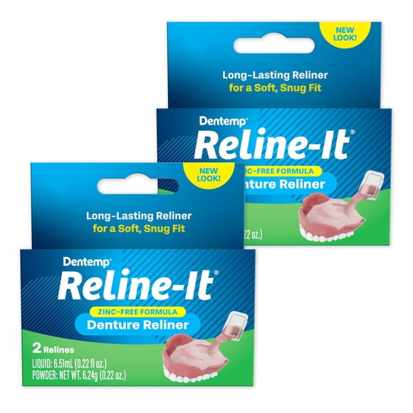 Kit Dentemp Advanced Formula Reline It x2