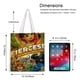 thumbnail image 5 of Go Diego Go Bolso de tela con estampado de lienzo para mujer, bolsa de compras reutilizable y estética, con cremallera interior, regalo para mujer, 35 × 40 cm., 5 of 6