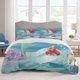 thumbnail image 1 of Ariel Bedding Sets Cartoon Duvet Cover Lightweight 3 Piece Bet Sets for Kids Boys Girls, 1 of 5