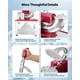 thumbnail image 5 of Trituradora de hielo comercial VEVOR 300 kg/h eléctrica 350 W roja, 5 of 9