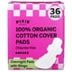 thumbnail image 1 of Almohadillas menstruales desechables Pixie de algodón orgánico, 36 unidades, 1 of 9