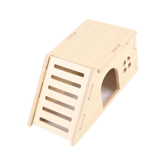 Juguete De Madera Para Escalar Hámster, Caseta Para Hámster, Ideal Para Ratas, Cobayas Y Mascotas De Tamaño Similar.