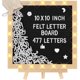 thumbnail image 1 of Tablero de Fieltro LED ANWEOR 10 x 10 in con 477 Letras, 1 of 3
