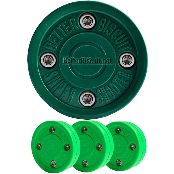 Kit de entrenamiento de hockey Better Biscuit, paquete de 4, verde