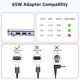 thumbnail image 2 of Cargador para portátil DECSZDY 65W USB‑C Dell 100‑240 V, 2 of 8