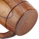 thumbnail image 2 of Vaso de cerveza de madera natural, retro, de gran capacidad, para té y agua, clásico, con asa, 2 of 8