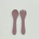 thumbnail image 1 of Silicone Baby Feeding Fork And Spoons Set , Silicone Self-feeding Utensil, Toddler Cutlery Kit, BPA-Free Anti-Choking Infant Toddler Children Training Tableware, 1 of 5