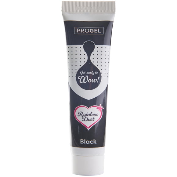 Colorante en Gel para Alimentos Rainbow Dust ProGel Negro