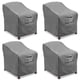 thumbnail image 1 of Fundas para sillas de patio Vailge, paquete de 4, impermeables, gris, grandes, 1 of 8