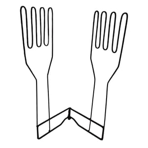 Magideal - Soporte Para Guantes De Cocina, Colgador Para Fregadero, Soporte Multiusos, Vertical, Manopla Plegable De Metal, Secador, Estante Para Secar Toallas Y