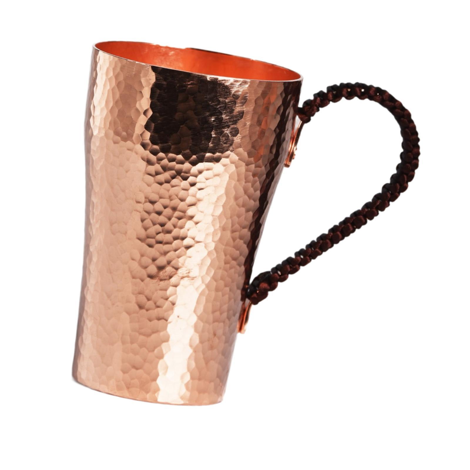 Bothyi - Taza Moscow Mules De 400 Ml, Resistente, De Cobre Puro, Para Té, Leche, Hecha A Mano