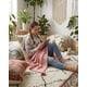 thumbnail image 2 of Set 2 Mantas Borlas Decorativas Rusticas Pieceras Sillon, 2 of 6