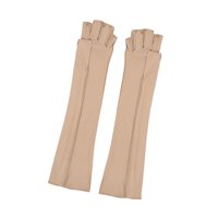 Magideal - Guantes Largos De Compresión, Guantes Para Escribir, Soporte De Muñeca Multifuncional, Guantes Sin Dedos, Guantes De Fitness Para Correr En La Computa Amarillo