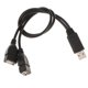 thumbnail image 4 of Adaptador USB Adaptermvp divisor Y de 2 puertos, 40 cm, paquete de 2, 4 of 6