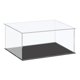 thumbnail image 1 of Uxcell Caja de Exhibición de Acrílico Caja de Plástico Cubo Caja de Almacenamiento Transparente Pequeña Montaje a Prueba de Polvo Vitrina 14.1x8.2x6.1" para Artículos de Colección, 1 of 5