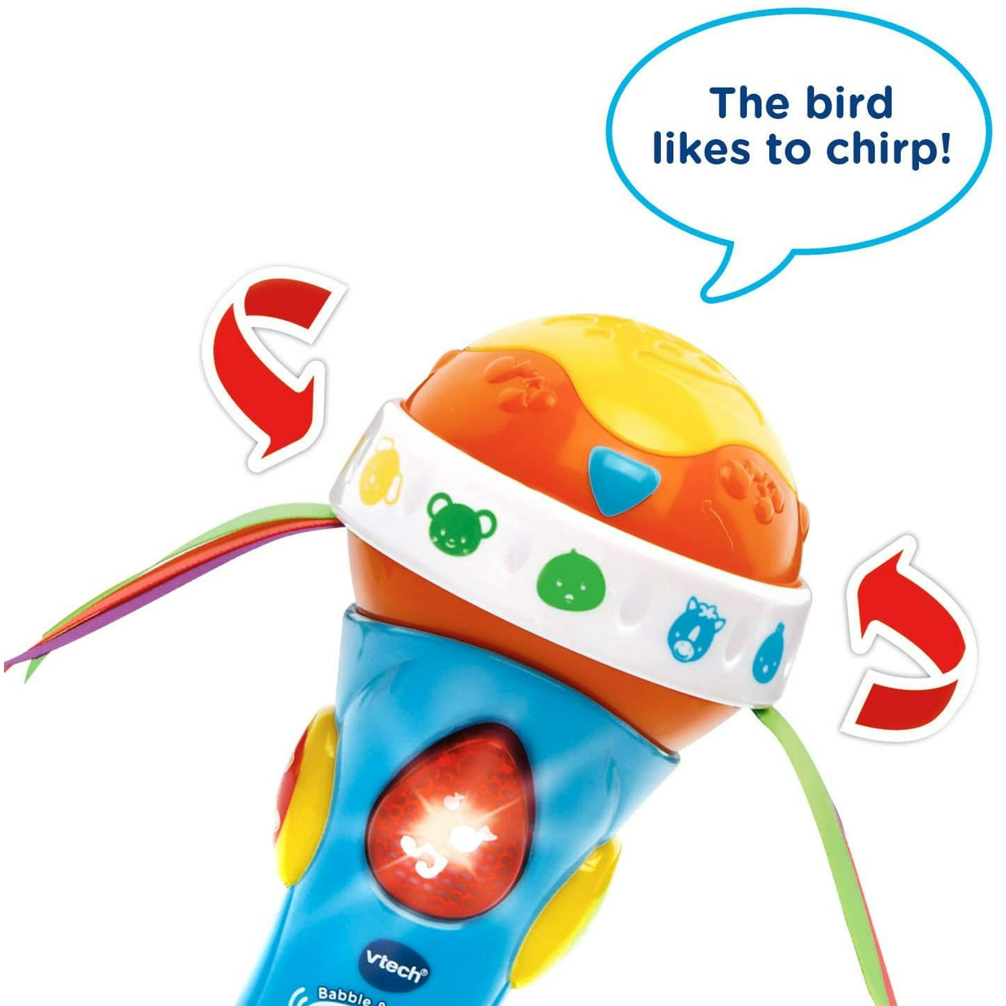 Vtech Baby Babble And Rattle Micrófono, Azul
