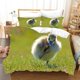 thumbnail image 1 of Grassland Lovely Duckling Quilt Duvet Cover Set Bed Linen Pillowcase 3-Piece Bedding Set, 1 of 5