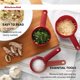 thumbnail image 2 of Juego de tazas medidoras KitchenAid Universal de 4 piezas, color rojo imperio, 2 of 3